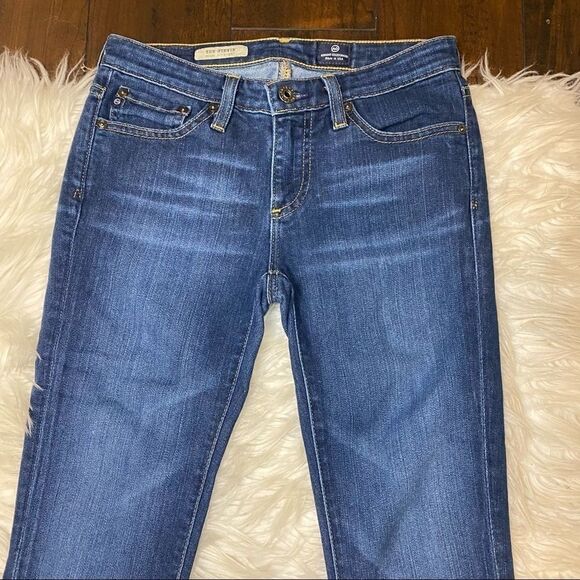 AG Adriano Goldschmied Stevie Slim Straight Jeans - Picture 3 of 10